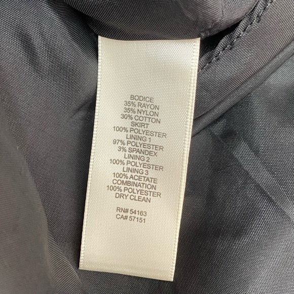 Eliza J Off the Shoulder Lace Fit And Flare Black 3/4 Sleeve Dress Size 12 - Picture 5 of 6